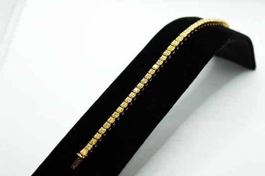 Tennis - Bracelet Yellow-diamonds