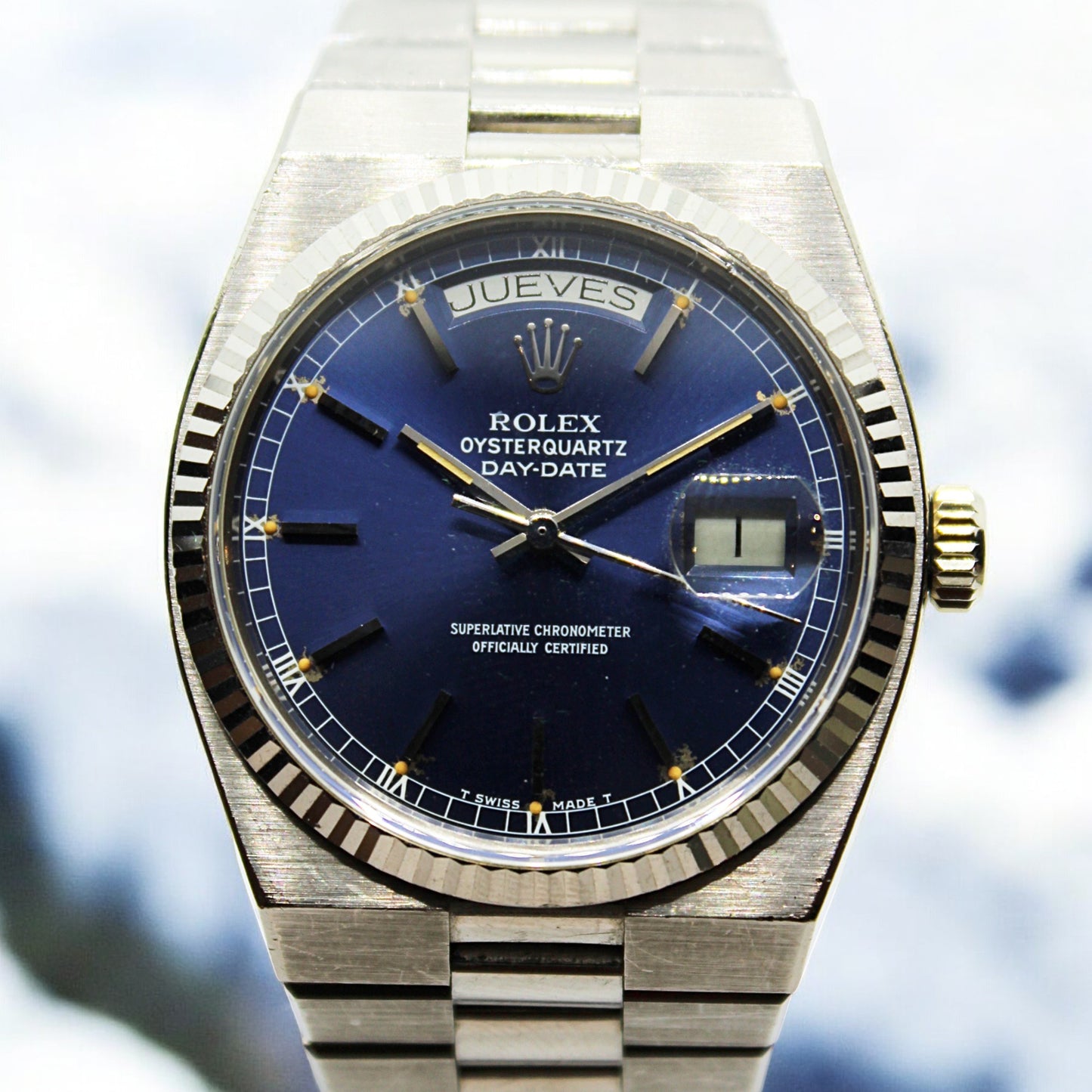 Rolex - Oysterquartz Whitegold 19019