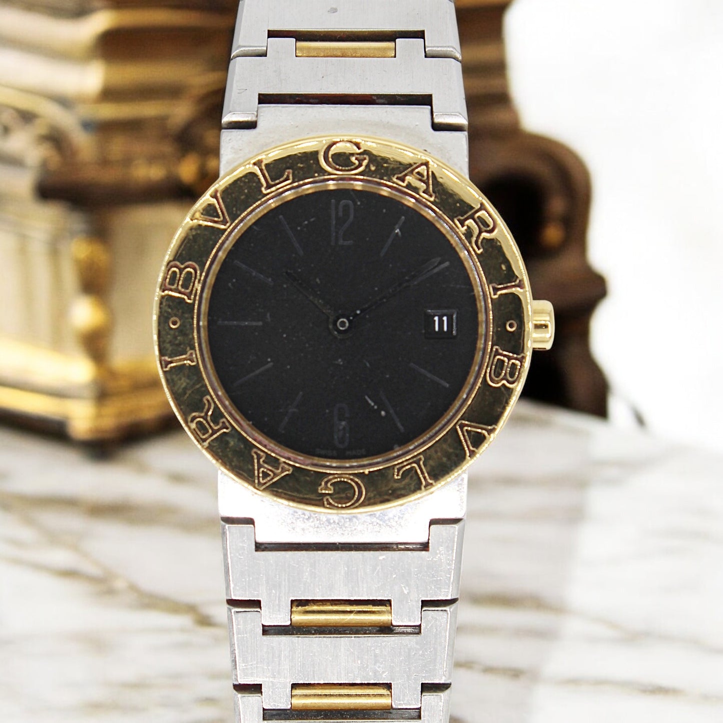 Reloj de mujer en oro y acero, Marca: BVLGARI