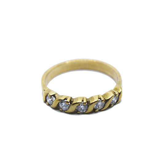 Ring Gold Diamonds 18ct