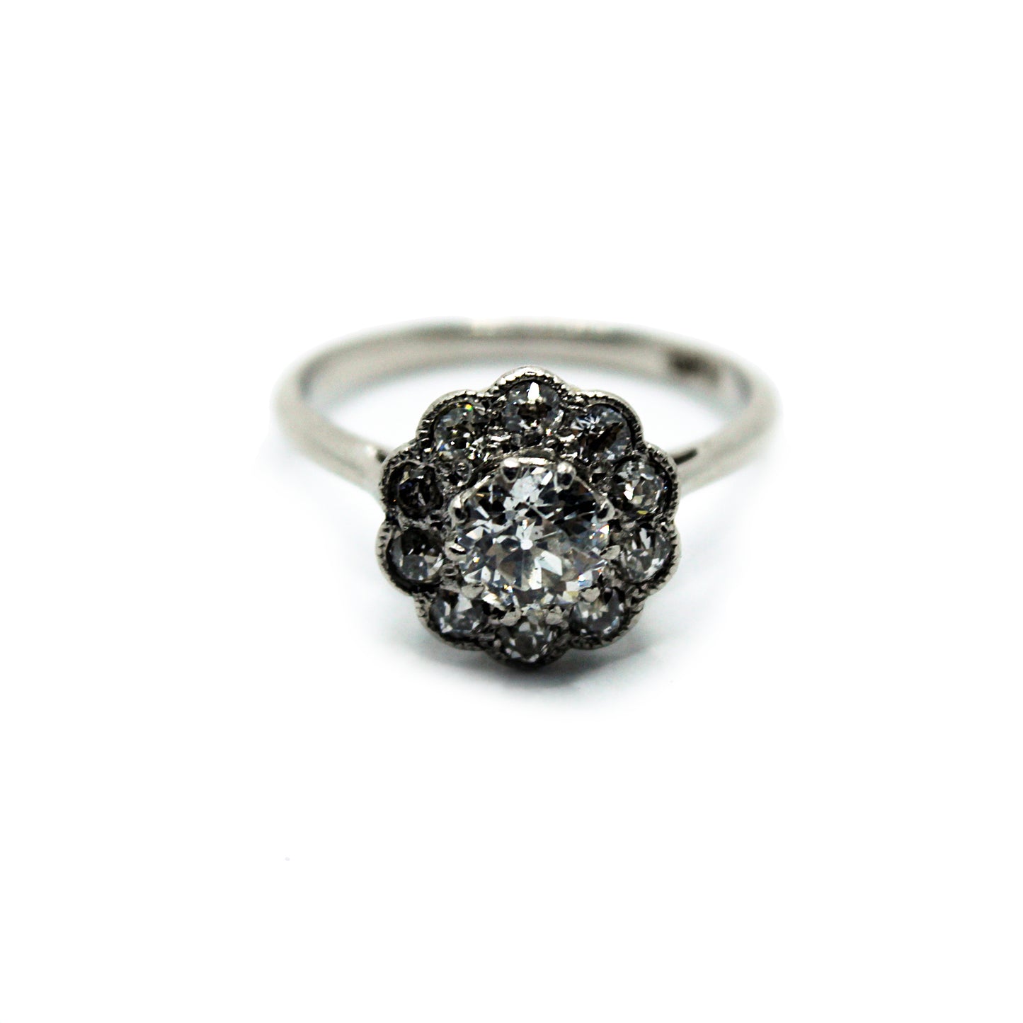 Ring Whitegold 18ct Diamonds