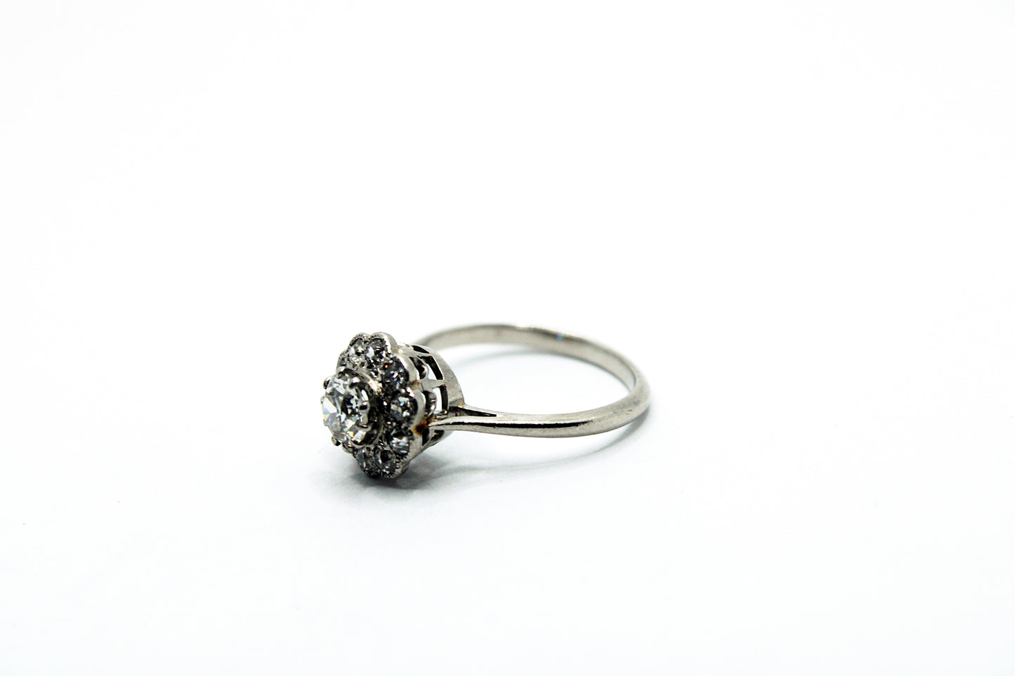 Ring Whitegold 18ct Diamonds