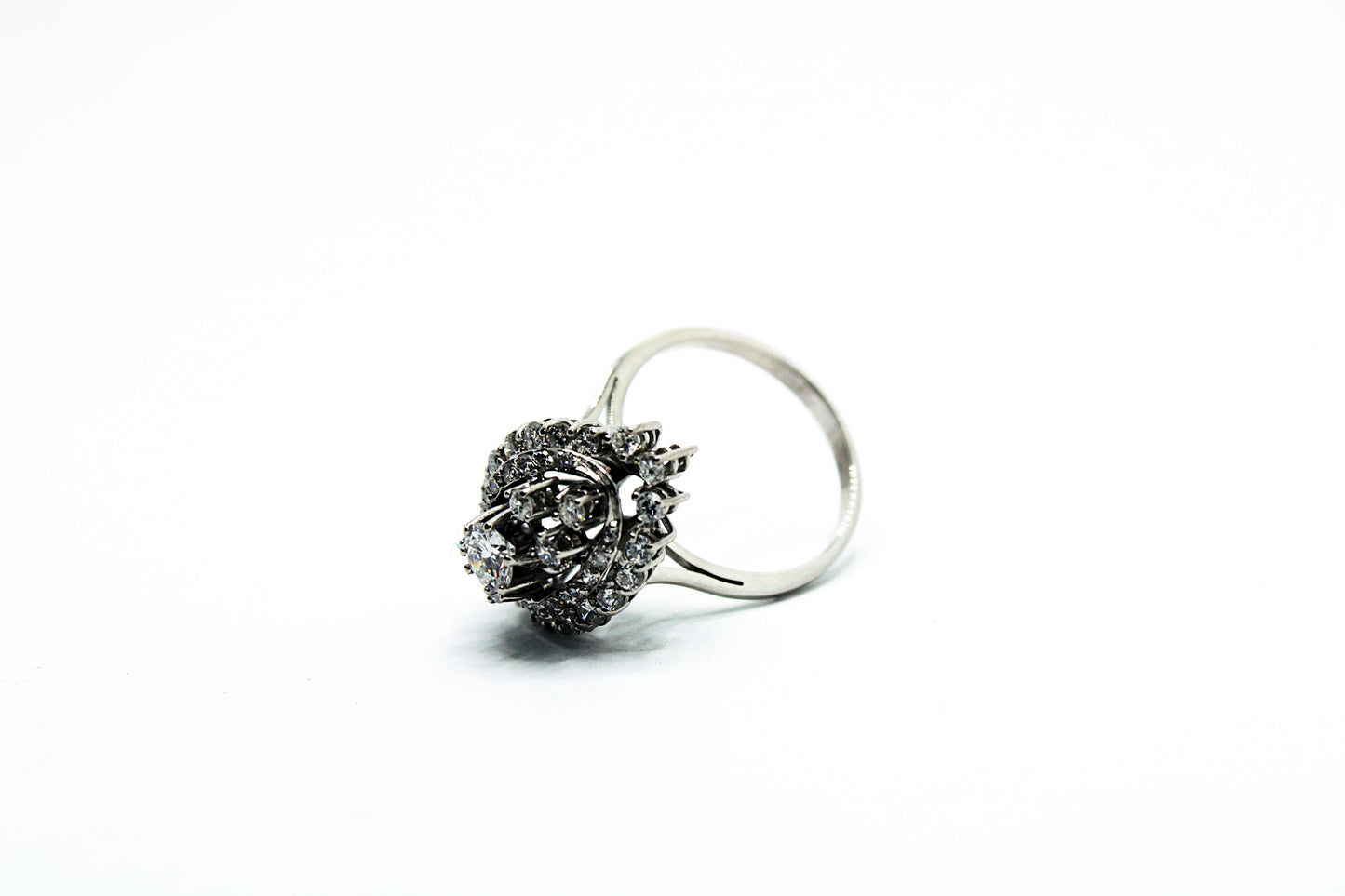 Ring Whitegold 18ct Diamonds