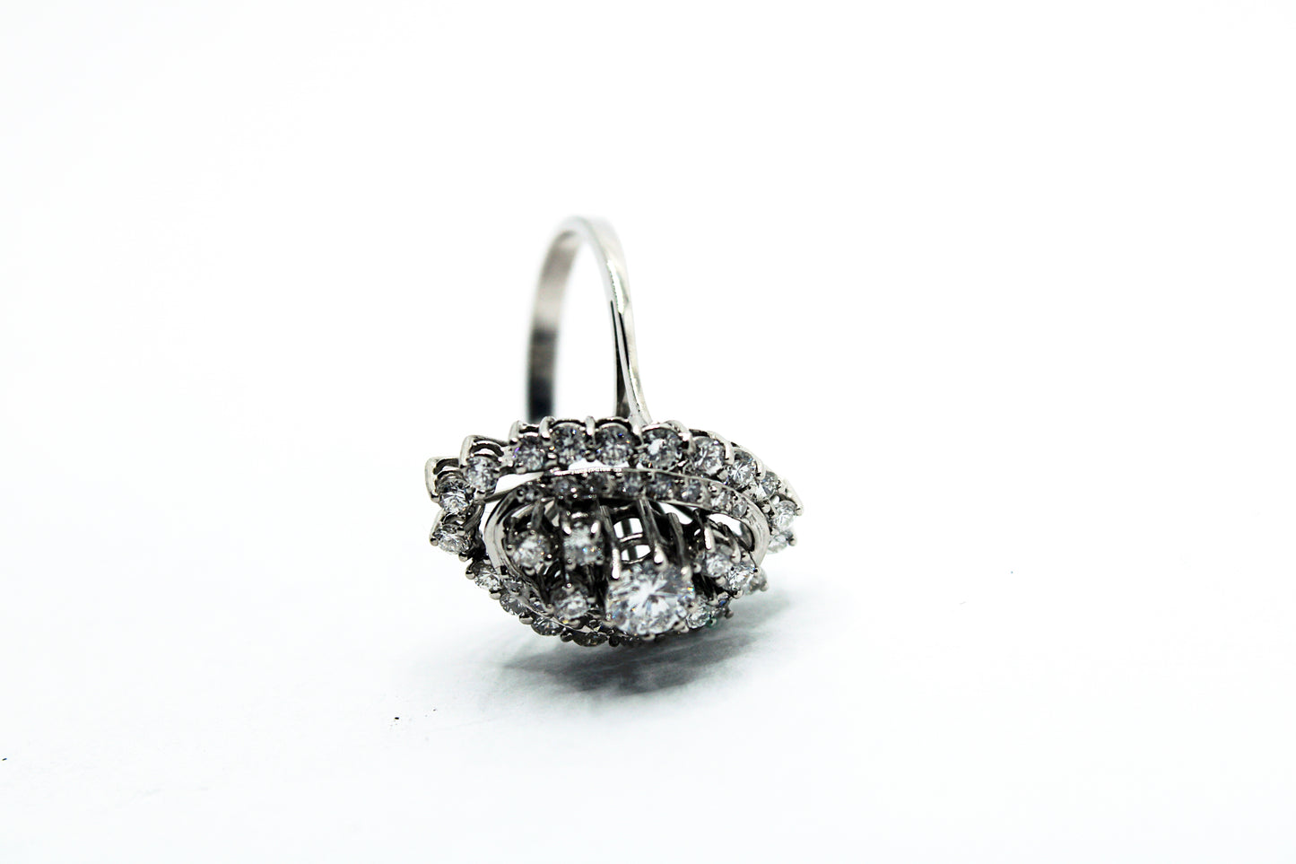 Ring Whitegold 18ct Diamonds