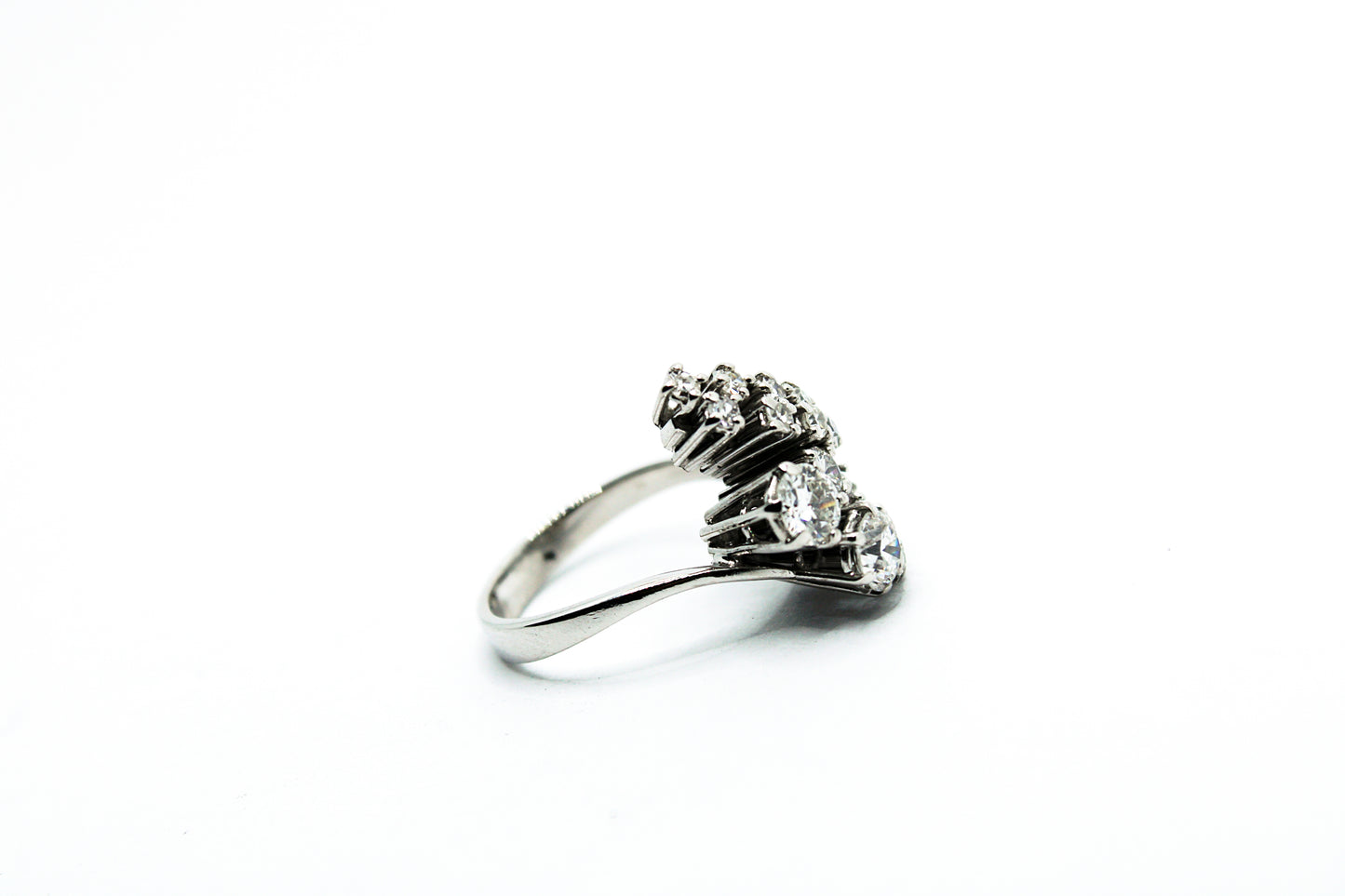 Ring Whitegold 18ct Diamonds