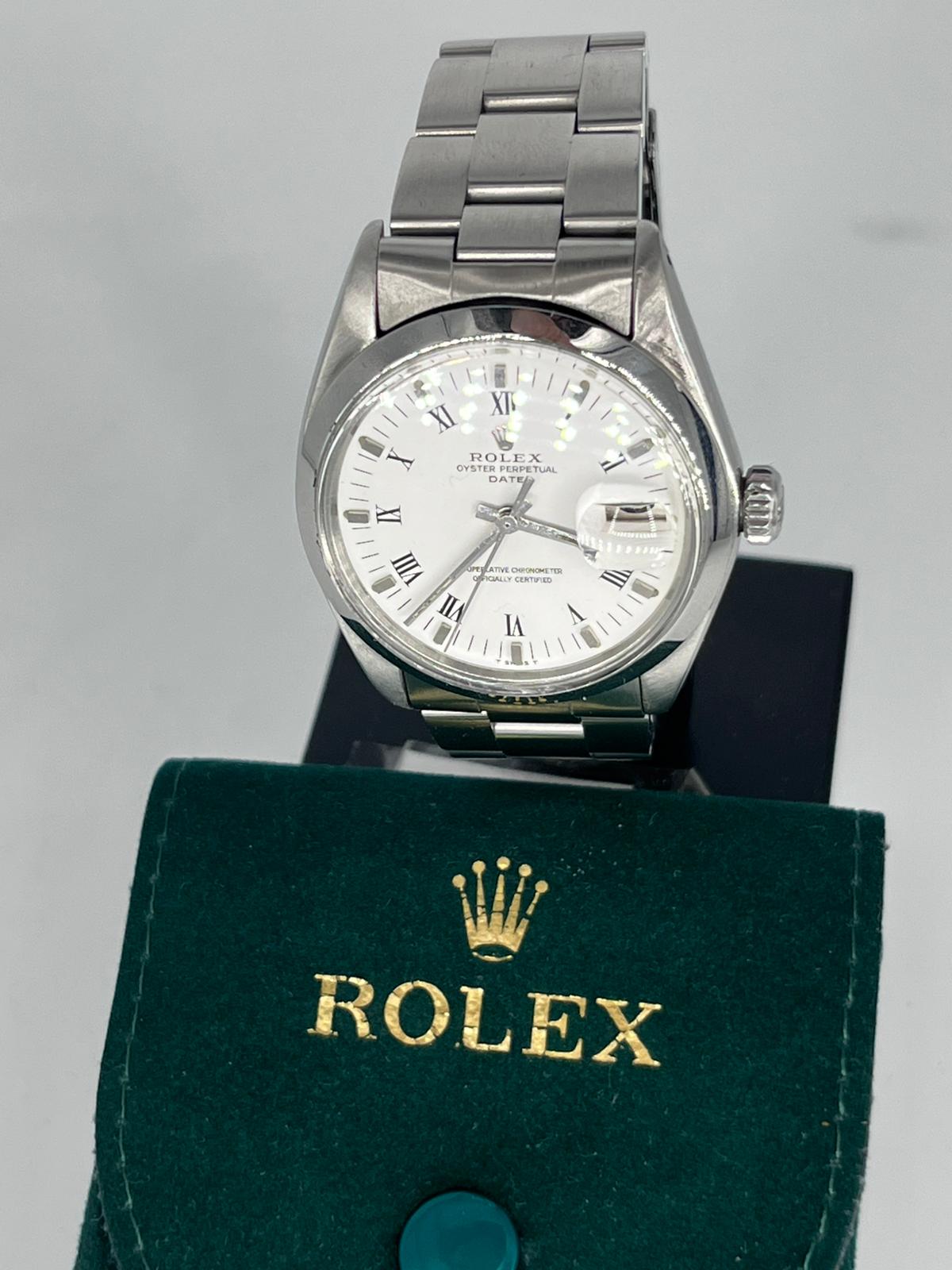 Reloj de acero, Marca: ROLEX, Modelo: DATEJUST, 34MM, Referencia: 1500.