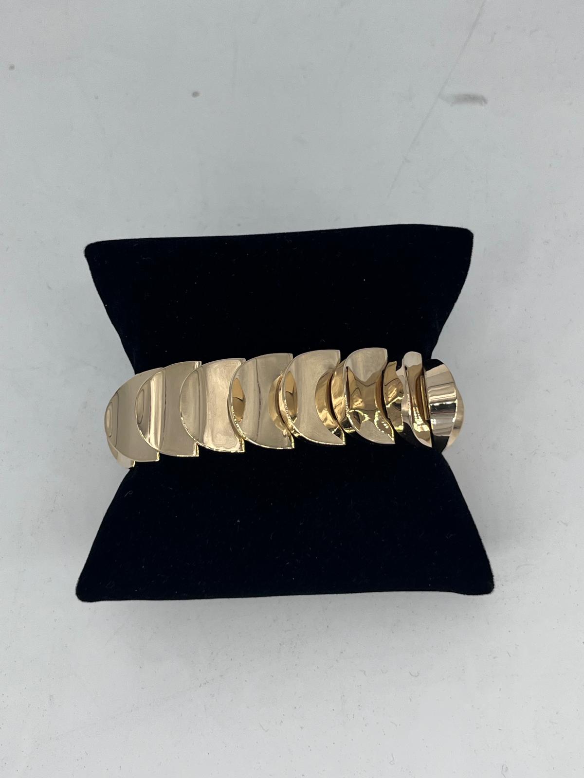 Pulsera de oro de 18k. Peso: 86,75Gr.