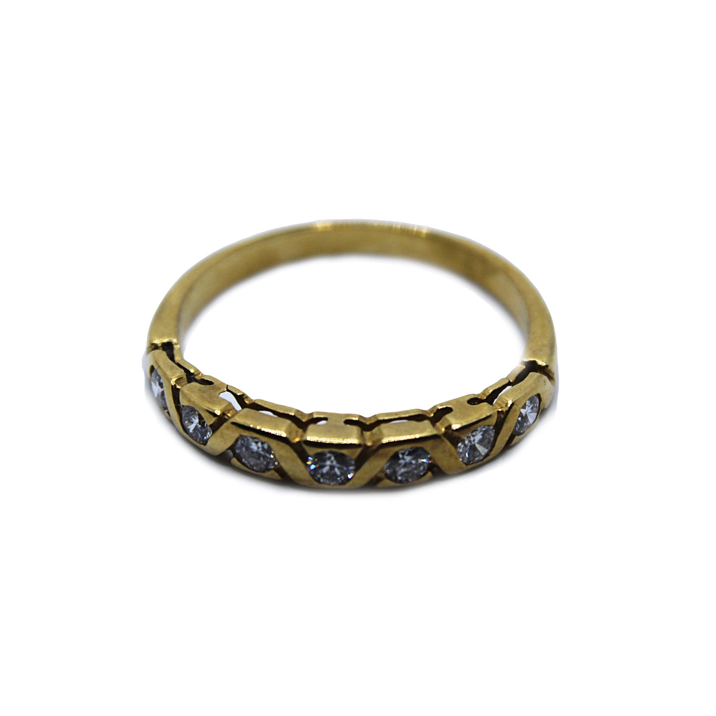 Ring Gold Diamonds 18ct