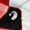 Añillo de oro 18k con diamantes negros y blancos de Marca: CARTIER - Image 3