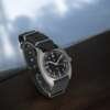 Reloj militar de acero con pulsera de tela - Image 5