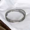 Una pulsera de oro 18k con diamantes, 35,67Gr