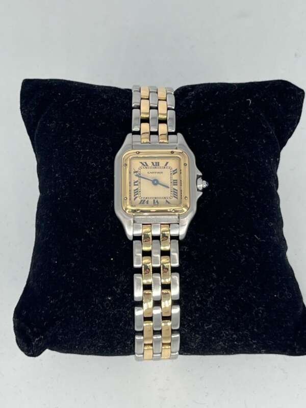 Reloj de oro y acero de mujer, Marca CARTIER, Modelo PANTHERE.