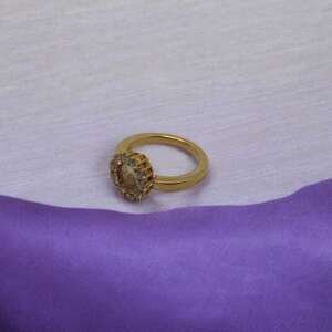 Anillo de oro de 18k con diamantes, Marca: CHOPARD, Modelo: HAPPY DIAMONDS.