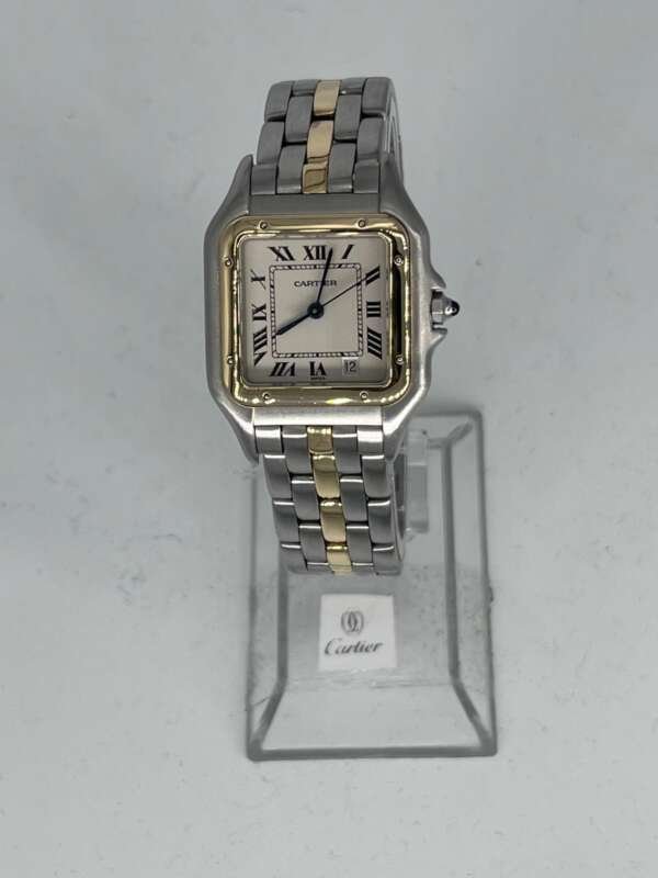 joyeria-szware-compro-oro-mallorca-Reloj-Cartier-Panthère-Oro-y-Acero-Cuarzo