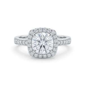 Anillo de oro blanco de 18k y diamantes (2.25Cts)