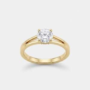 Anillo oro 18 k con diamante 0.50 cts G VS