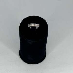 Añillo de oro blanco 18k con diamantes