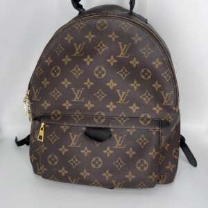 Mochila Louis Vuitton Monogram Palm Spring MM de cuero, tamaño mediano