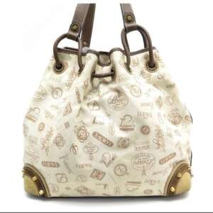 Bolso Loewe Bucket 160th Aniversario de lona beige