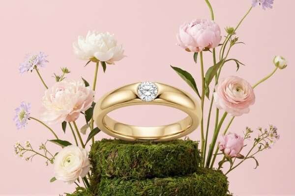 Anillo de oro de 18k Wempe con diamante de 0.10Cts