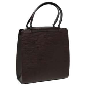 Bolso Louis Vuitton Figari en cuero EPI negro