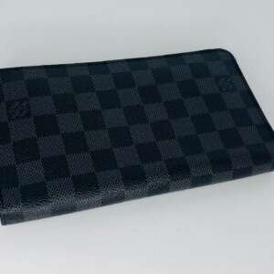 Cartera y tarjetero Louis Vuitton Zippy Damier gris