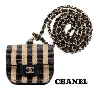 Chanel AirPods Case Raffia 2021 con caja original