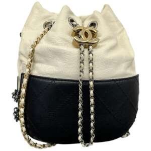 bolso chanel gabrielle bandolera bucket cuero