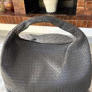 bolso bottega veneta veneta piel gris