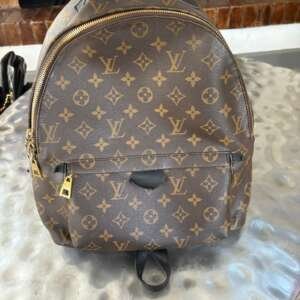 Mochila Louis Vuitton Palm Springs MM en lona Monogram