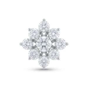 A&ntilde;illo de oro blanco 18k con 12 diamantes &ndash; 4.80 Cts