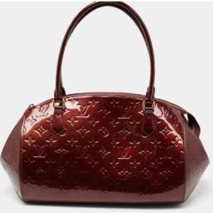 Bolso Louis Vuitton Sherwood GM de charol burdeos