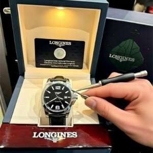 Reloj Longines clásico de acero full set 2024