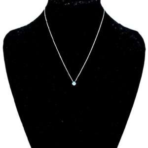 Collar de oro blanco 18k con diamantes