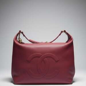 Chanel Double CC rojo caviar años 80 90