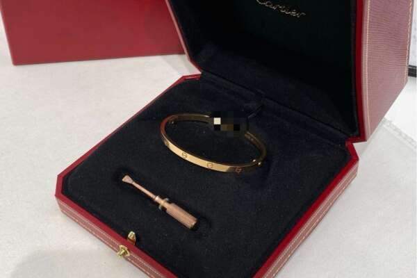 Pulsera Cartier Mini LOVE Oro 18k Talla 17 (2018)