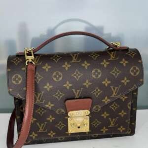 Bolso Louis Vuitton Monceau cuero con monograma y bandolera