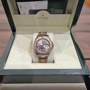 Reloj Rolex Yacht-Master oro y acero con papeles