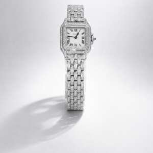 Cartier Panthere acero diamantes mujer