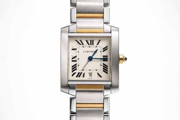 Cartier Tank Française Grande Acero y Oro Automático