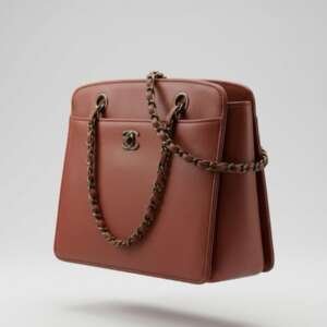 Chanel Neo Executif cuero naranja