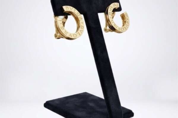 Pendientes Bulgari Oro 18k con Cierre Clip