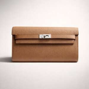 Hermes Kelly To Go cuero camel