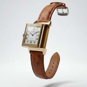 Jaeger Lecoultre Reverso oro cuero