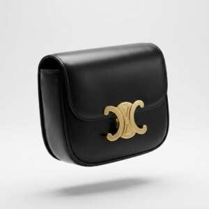 Mini bolso Celine Triomphe cuero liso