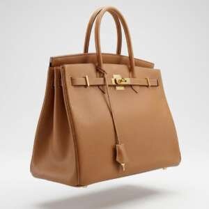 Hermès Birkin 40 cuero camel con candado