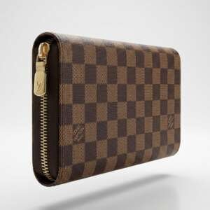 Louis Vuitton Zippy cartera Damier Ebene