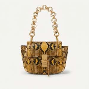 Bolso Chloé Drew piel de pitón