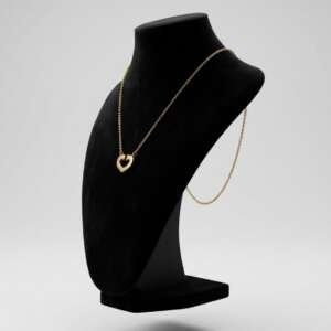Collar Cartier oro 18k modelo C minimalista