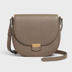 Bolso Celine Trotteur cuero taupe